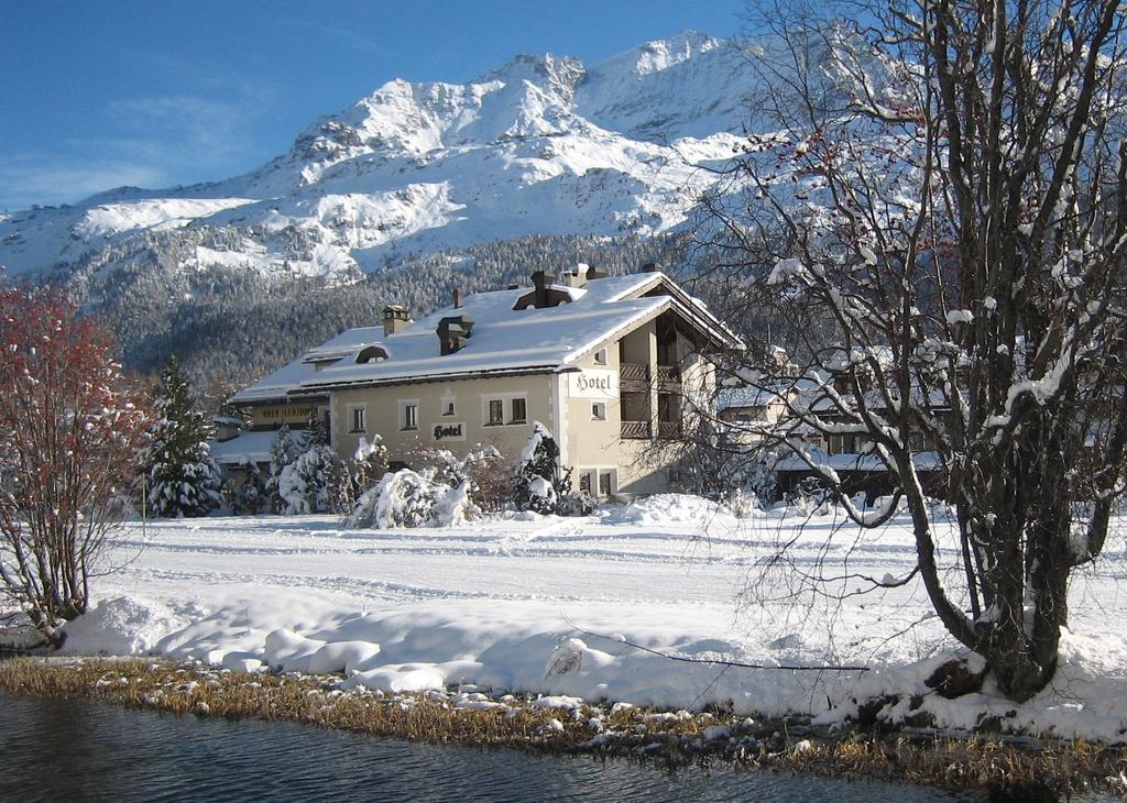 Hotel Chesa Grischa Sils Baselgia Екстериор снимка