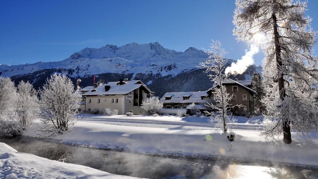 Hotel Chesa Grischa Sils Baselgia Екстериор снимка